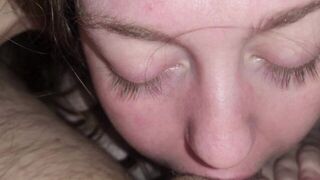 Sucking his Dick Till he cums chokes me - porn video