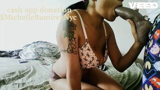 sexy COSPLAY BRA AND PANTY big dick bbc blow job - porn video