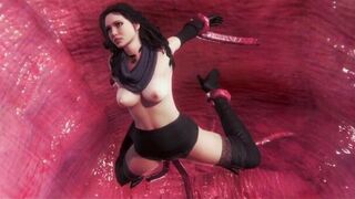 Yennefer has a weird dream - porn video