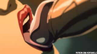 Jujutsu Kaisen Hentai Mei Mei deep throat - porn video