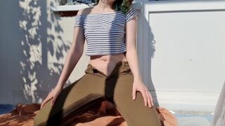 Teen Girl Peeing in Pants - porn video