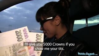 Public Agent Ejaculating in a Russian Babes Pussy - porn video